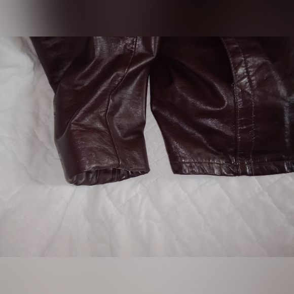 Vintage Reed Sportswear Leather Jacket With Zip Out Liner - Picture 9 of 10